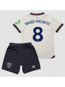 West Ham United James Ward-Prowse #8 Replika Borta Kläder Barn 2025-26 Kortärmad (+ byxor)